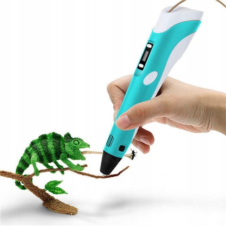 Pix 3D Magic Pen R2Invest + комплект резерви 10м, PLA, 1,75мм, 60-230°C, 18,5x3x4см