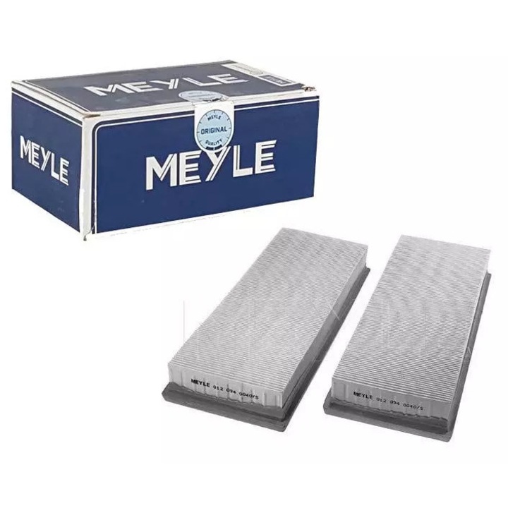 Légszűrő, MEYLE, 2 darabos készlet, 355x134,5x50mm, Mercedes W203/211/463-hoz
