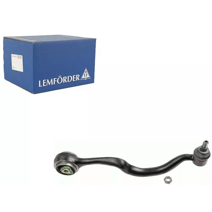 Lengőkar, Lemförder, BMW E34 87-97-hez, jobb, gumitartóval