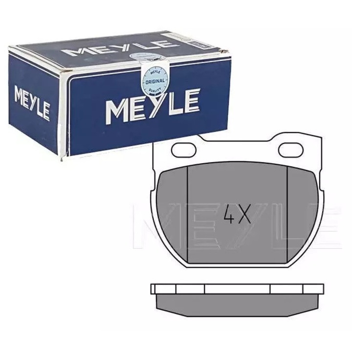 Спирачни накладки MEYLE за Land Rover Defender 2,2-2,5 TD 4x4, 88,4x68,8x17,5мм, комплект 4 броя
