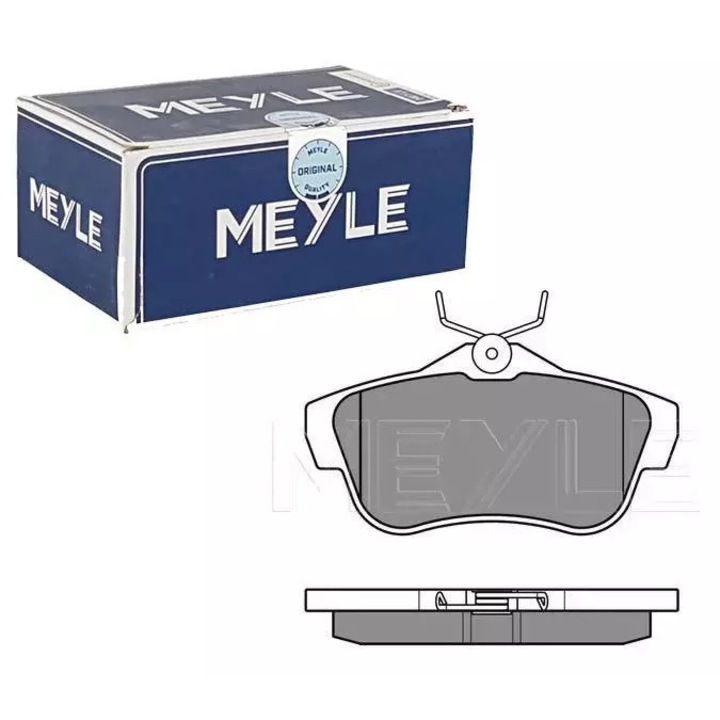 MEYLE fékbetétek Citroen Jumpy 07-hez, 113,3x59x17mm, csillapító betéttel, hátsó