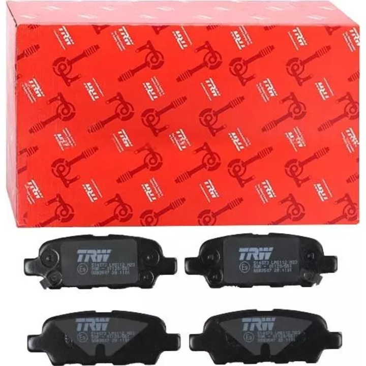 TRW fékbetétek Nissan Qashqaihoz, 38,2x105,5x14mm