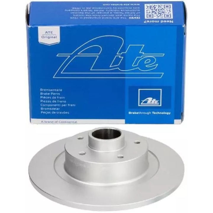ATE Féktárcsa, 290x11mm, ABS-tartóval, Renault-hoz, hátsó
