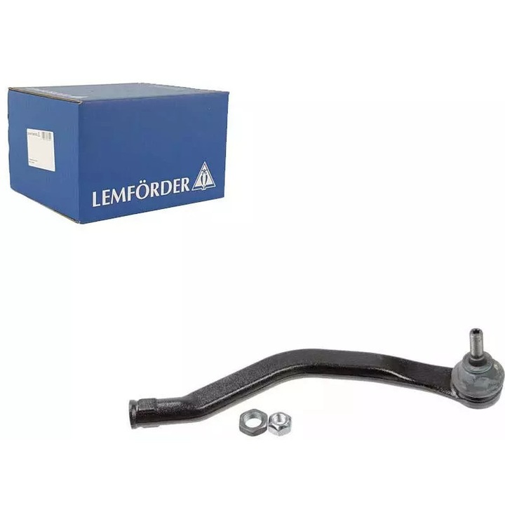 Kormányösszekötő rúdfej, Lemforder, Renault Megane III Coupe, M14x1,5, M10x1,25, 265mm, jobb