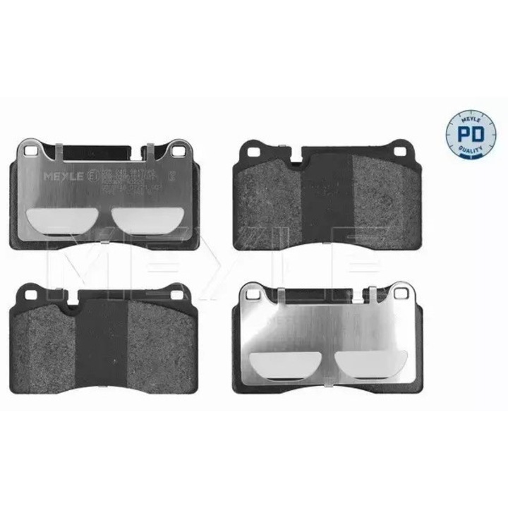 Fékbetétek, MEYLE, VW Touareg 3,0 V6 TDI, SEAT Leon Cupra, AUDI TT RS, 131,8x77,2x17,1mm, PREMIUM minőség