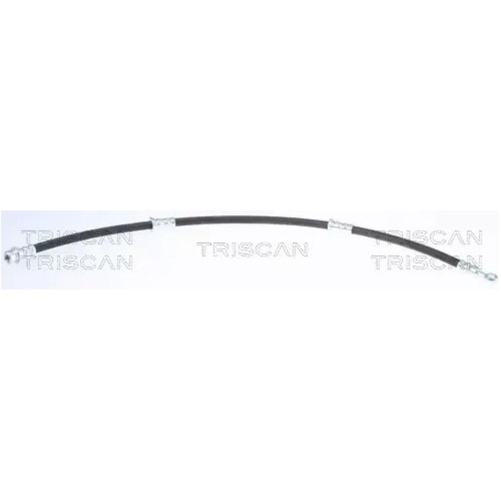 Rugalmas fékcső, Triscan, 675mm, F10x1, Banjo, bal/jobb, Fekete