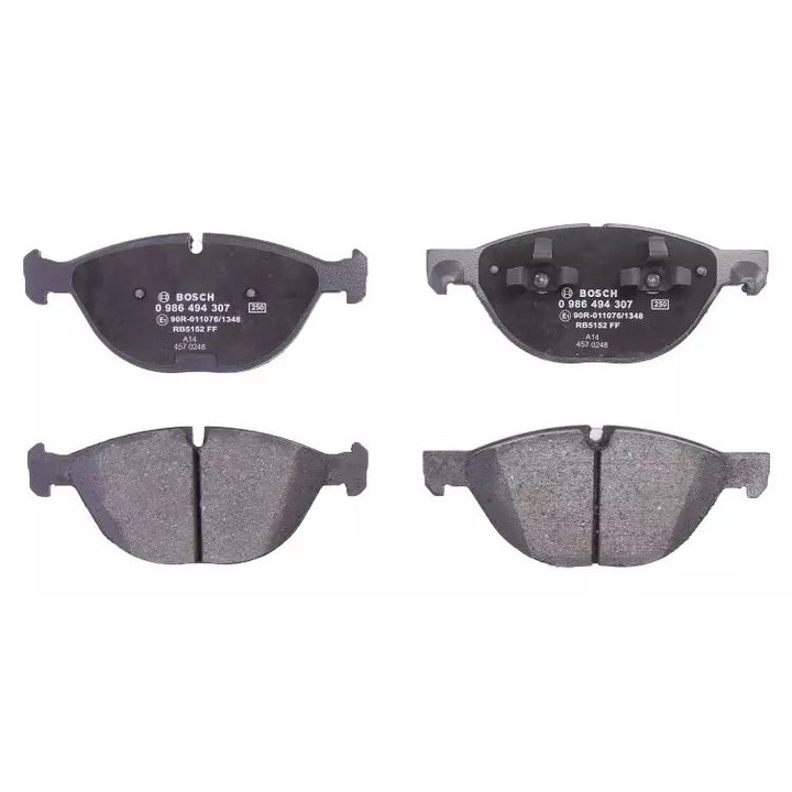 Bosch fékbetét szett, Low-Metallic, 193,1x80x19,5mm, BMW E70/E71 X5/X6 07- típushoz