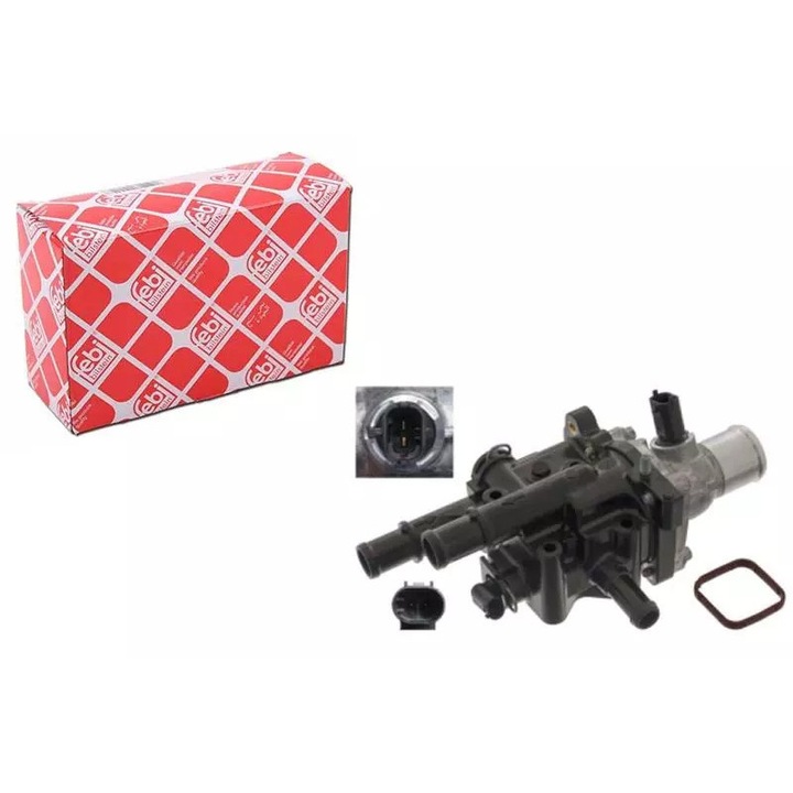 FEBI autó termosztát, 105°C, 2 csatlakozó, 0,70kg