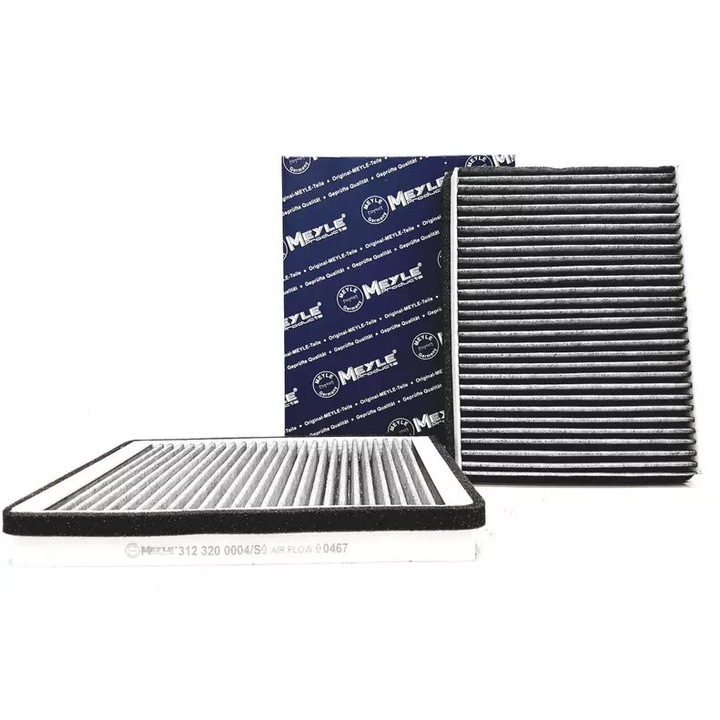 MEYLE Pollenszűrő, aktív szénnel, 201x30x267mm, 2 darabos készlet, BMW E39 96-hoz