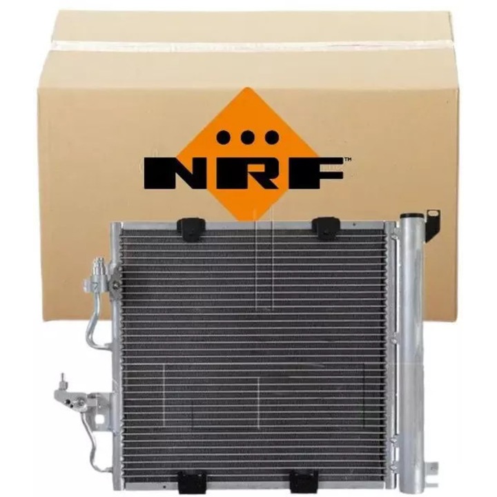 Klímarendszer, NRF, szárítóval, M10x1,25, 370x370x16mm, 11,7mm