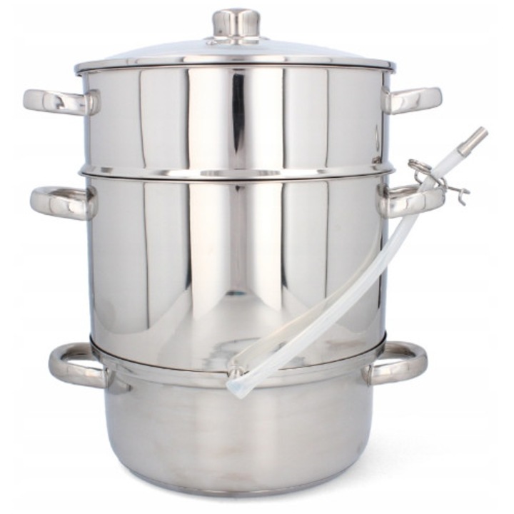 Rozsdamentes gőzfacsaró, szörpfőző