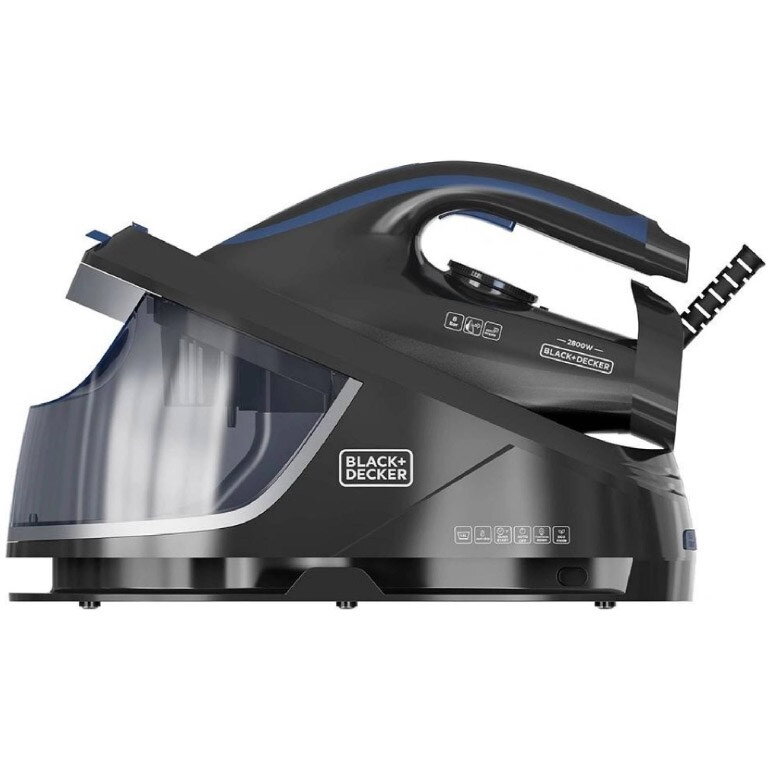 Fier de calcat cu abur Black & Decker, 2800 W, negru, 1,5 L, 130 g/min
