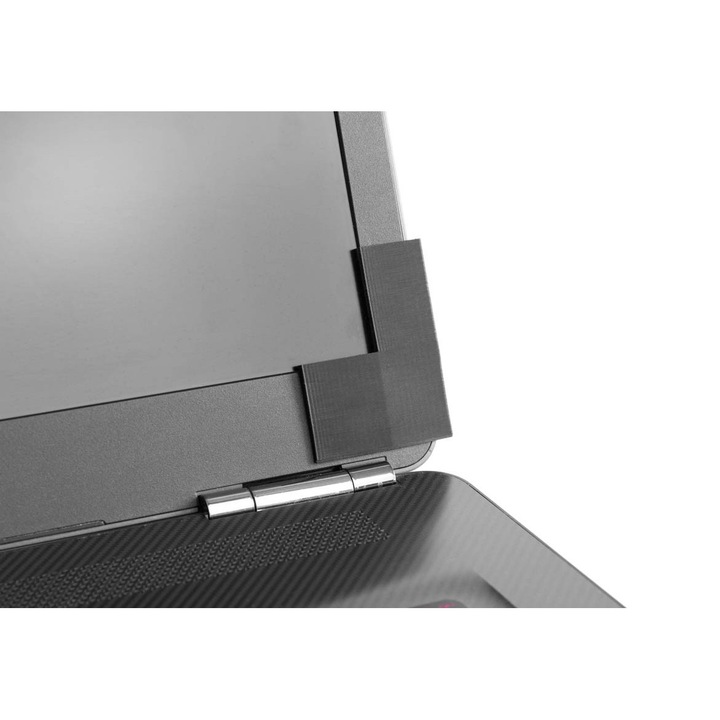 Kit reparatii, HP, Omen 17-w100, 17-w170nw, pentru laptop balamale, 2 clipuri, clema groasa, instructiuni de asamblare, culoare neagra, setul include 2 clipuri, material rezistent, asamblare usoara, fara lipire, restabileste functionalitatea capacului