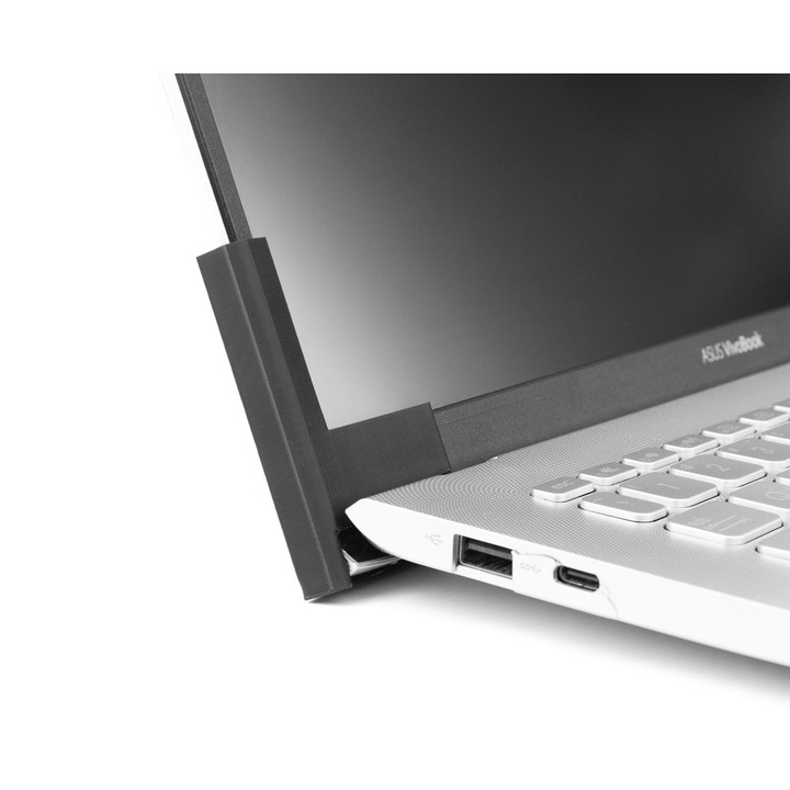 Kit de reparatii, Asus, Vivobook 14 R459U, pentru repararea balamalelor, instructiuni de asamblare incluse, culoare: negru, material: foarte durabil, kitul include: doua seturi de cleme, asamblare usoara, fara lipire, restabileste functionalitatea cap