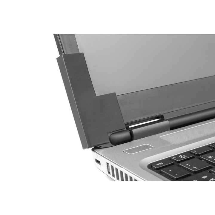 Kit reparatii, HP, pentru balamale, negru, pentru laptopuri HP ProBook 650 G2, 655 G2, 650 G3, 655 G3, instructiuni de asamblare incluse, material rezistent, asamblare usoara, fara lipire, restabileste functionalitatea capacului