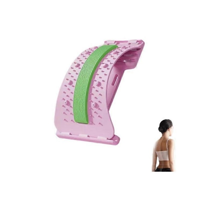 Suport ortopedic pentru spate, 38.5x25cm, roz set 1 buc.