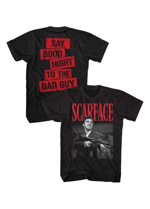 Férfi póló Scarface, prémium pamut, többszínű, XL INTL