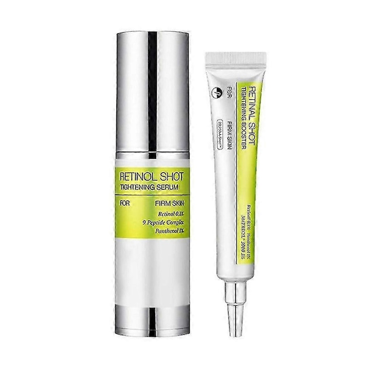 Set ser de intarire cu retinol si crema pentru ochi, anti-imbatranire, 1x30ml, 1x15ml