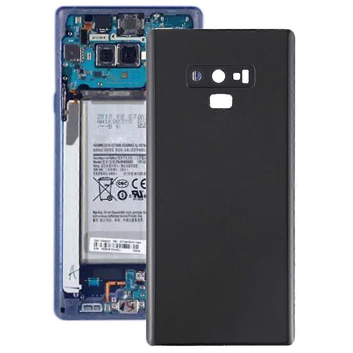 Carcasa pentru telefon Samsung Galaxy Note9, capac spate, negru