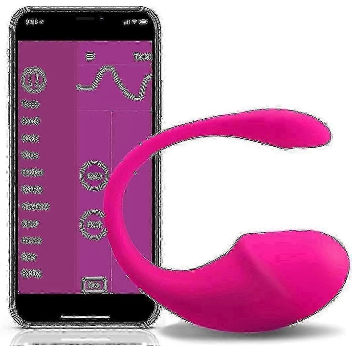 Dispozitiv de exercitii pentru podeaua pelvica, waterproof, mini, material silicon alimentar, incarcare USB, control prin aplicatie