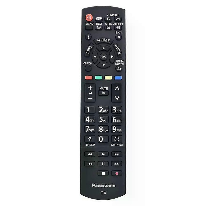 Оригинално дистанционно за телевизор N2QAYB000829, Panasonic, 28x13.5x5см, бяло, 1 брой