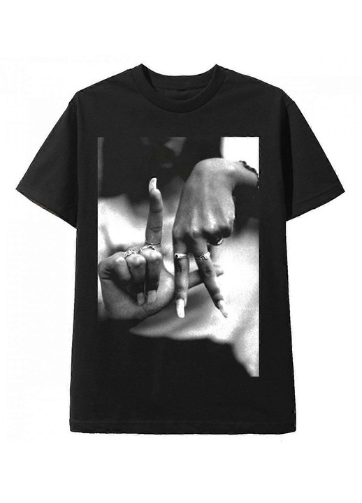 Férfi póló Oriol Los Angeles, fekete, XL INTL