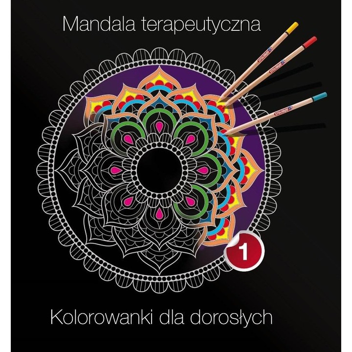 Set de mandale pentru colorat, STOLGRAF, 3 foi, tehnica plastica, hobby