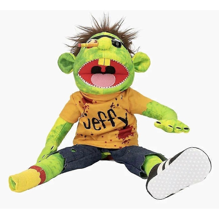 Jucarie de plus Jeffy, 38x60cm, multicolor, 1 bucata