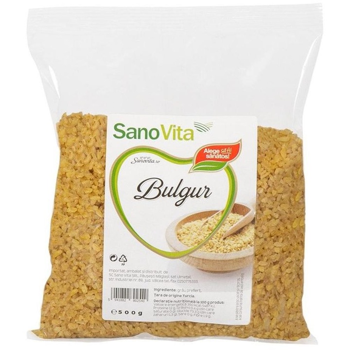 Set 2 x Bulgur, Sanovita, 500 g