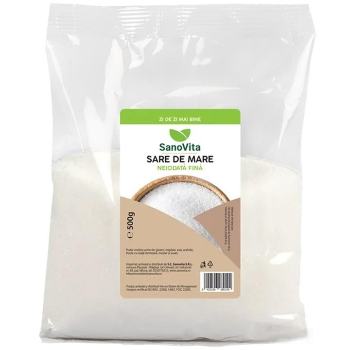 Set 3 x Sare de Mare Fina Neiodata, Sanovita, 500 g