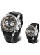 Часовник Vostok Europe Men's Black Quartz, Seiko Japanese VK64, японски, хибрид от кварцов и механичен механизъм