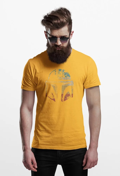 D&B 150 Uniszex Polo MO00099 Bobba Fett, Aranyszín