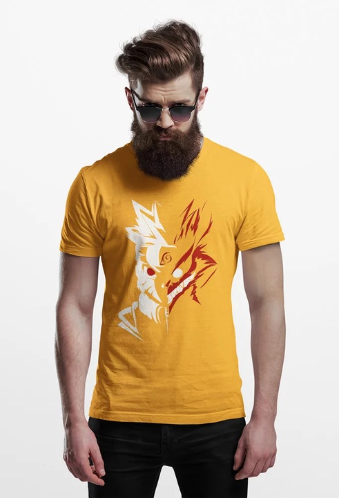 D&B 150 Unisex Póló AN00007 Naruto, Aranyszín