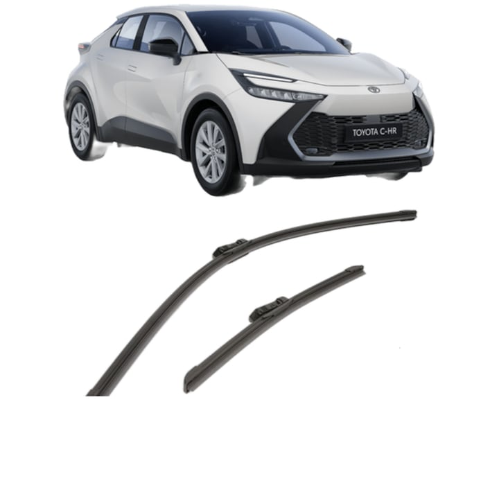 Set stergatoare auto TOYOTA C-HR (_X2_, _H2_) din 2023-2024, pentru parbriz auto, 2 bucati, Bosch Aerotwin, din cauciuc siliconat rezistent, TOYOTA