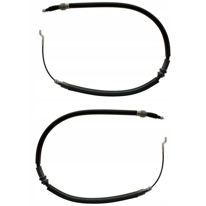 Kézifék Bowden Készlet, Me Premium, VW Transporter IV-hez, Fékrendszer Típusa: Tárcsafék, Hossz: 935/716 mm, Beépítési Oldal: Jobb + Bal, Eredeti Cikkszámok: 7D0609701