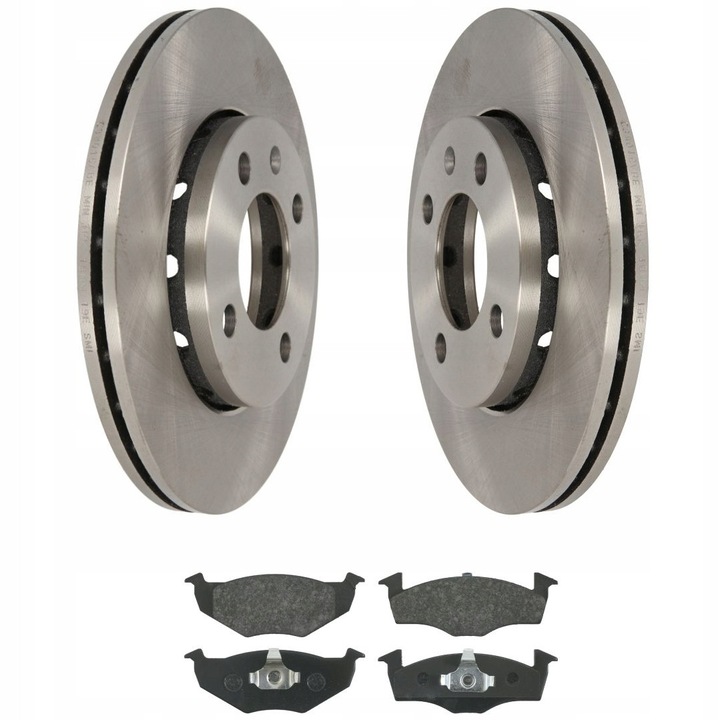 Fékbetét és féktárcsa készlet, első tengelyre, Me Premium, VW Polo 6N, Lupo, Seat Arosa modellekhez, féktárcsa vastagsága 18 mm, lyukak száma 4, fékbetét vastagsága 17.3 mm, fékbetét hossza 142 mm