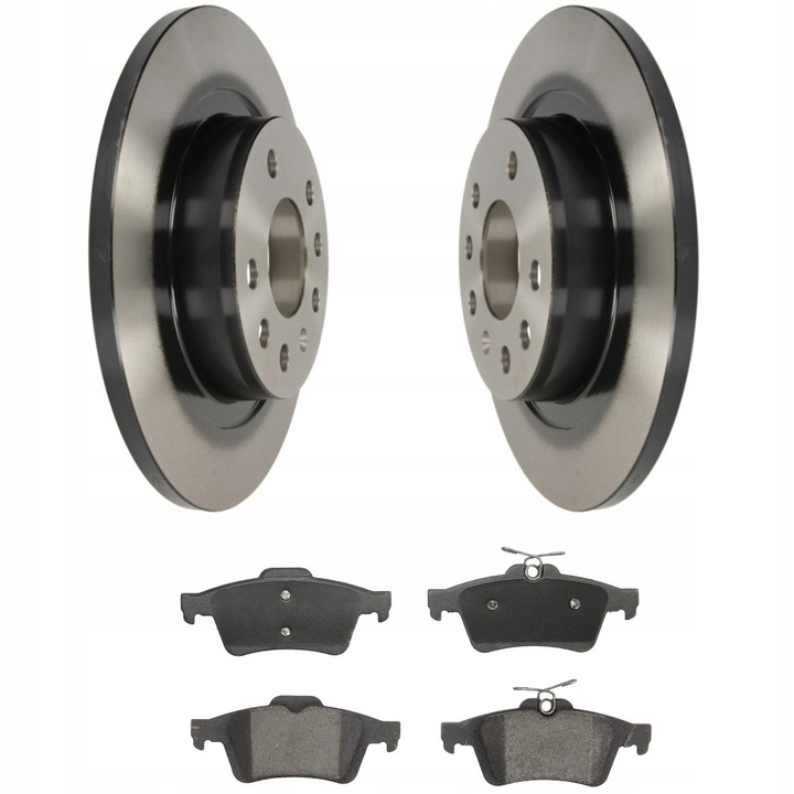 Fékbetét és féktárcsa készlet, Hátsó tengely, Me Premium, Opel Vectra C Signumhoz, Lyukak száma 7, Menetméret 14, Ø Lyuktávolság 110 mm, Külső átmérő 278 mm