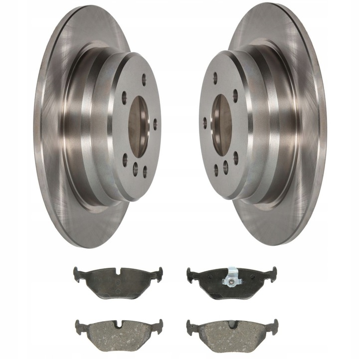 Fékbetét és féktárcsa készlet, Hátsó tengely, Me Premium, BMW 5 E39 520 523 525 Td Tds modellekhez, Oldalsó rögzítés, Hátsó, Betétvastagság 17 mm, Betéthossz 122.1 mm, Betétmagasság 44.9 mm