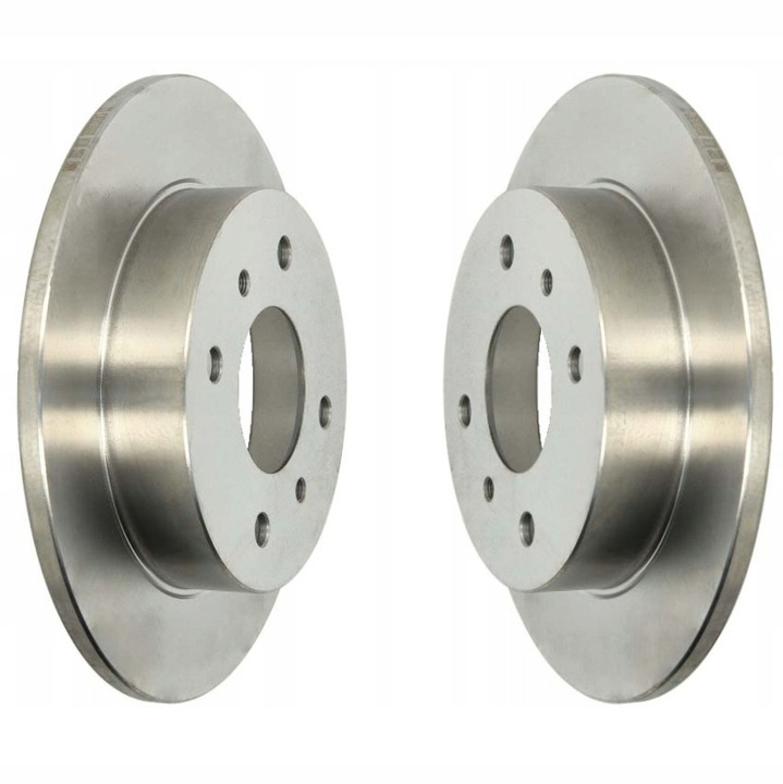 Hátsó féktárcsa készlet autóhoz, Me Premium, Nissan Almera II N16, Primera P11 P10 modellekhez, Beépítési oldal: hátsó tengely, Furattávolság: 68 mm, Magasság: 45.4 mm, Külső átmérő: 257.7 mm