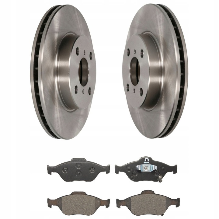 Fékbetét és féktárcsa készlet, Első tengely, Me Premium, Toyota Yaris-hoz, Fékrendszer típusa: Tárcsafék, Féktárcsa típusa: Hűtött, Lyukszám: 4