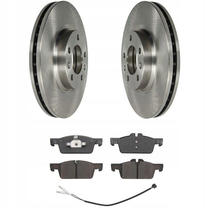 Fékbetét és féktárcsa készlet, első tengely, Me Premium, Peugeot 508 / 508 SW modellekhez, első tengely beépítési oldal, szellőztetett tárcsa típus, kopásjelzővel, Teves fékrendszer