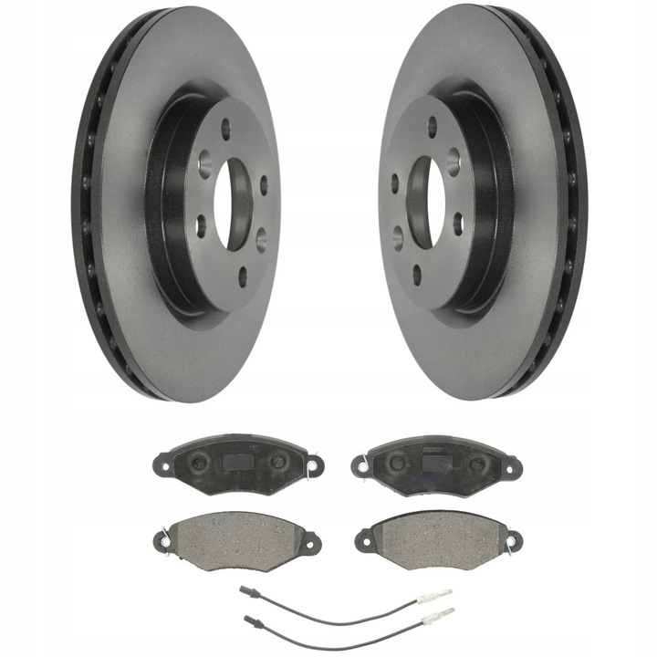 Fékbetét és féktárcsa szett, első tengely, Me Premium, Renault Kangoohoz, 4 lyukkal, 41 mm magasság, 259 mm külső átmérő, 21 mm féktárcsa vastagság