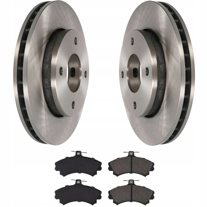 Комплект накладки и спирачни дискове, Предна ос, Me Premium, За Smart Forfour, Тип Вентилиран Диск, Външен Диаметър 256 мм, Дебелина на Диска 24 мм, Дебелина на Накладките 17.3 мм