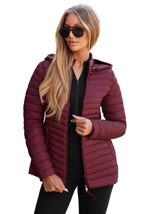 Дамско яке OZONEE JS/11Z8228, Бордо