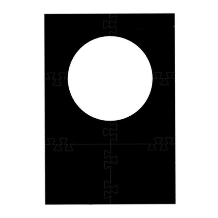 Fali védelem darts táblához, 104x71cm, fekete, tartozékkészlet