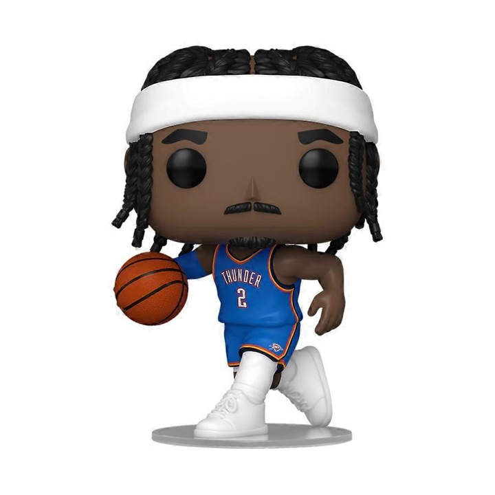 Pop! figura, Shai Gilgeous-Alexander, Thunder csapat, kék mez, 3.95 hüvelyk