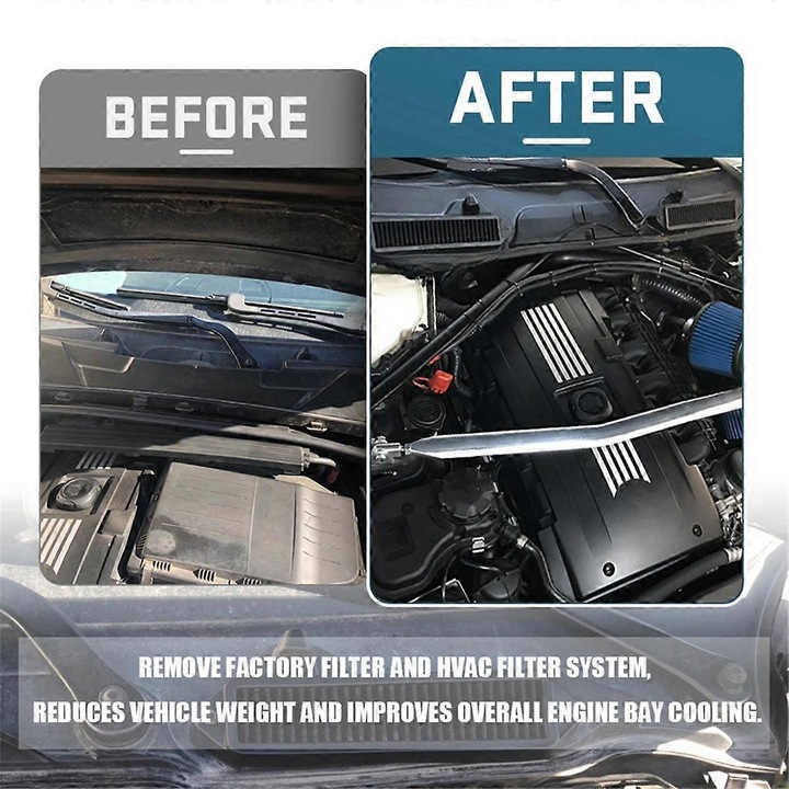 Filtru de aer pentru habitaclu set 2 bucati, E Chassis E82 E88 E90 E91 E92 E93 X1, material non-woven, culoare foto