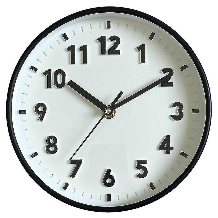 Ceas de perete, design creativ, culori multiple, 20.3x20.3x3.8cm