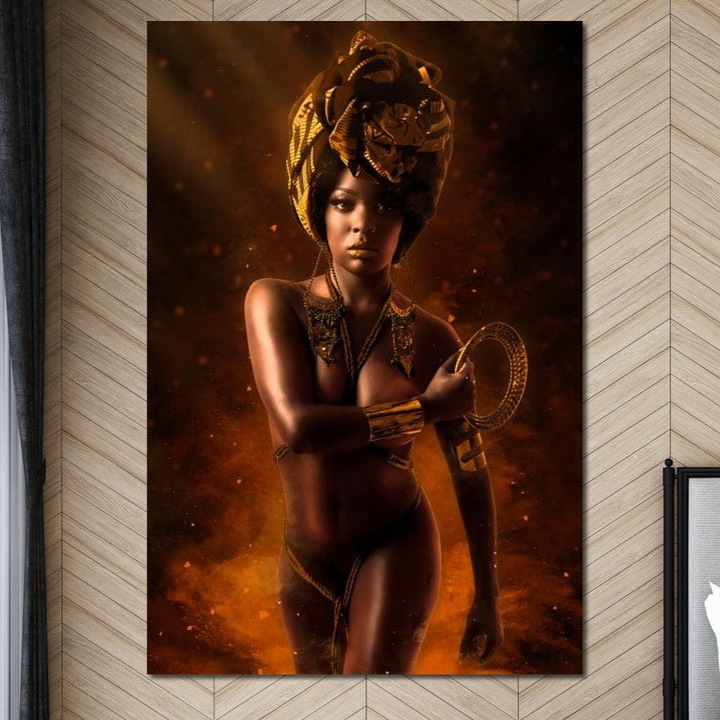 Картина LuxCanva®. G1206, Eternal Deity, 80 X 120 СМ, 100% Памучно платно 400гр/м2, Рамка, Дърво