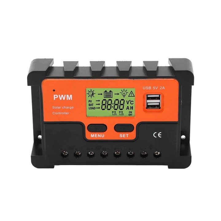 Controler de incarcare solara pentru sistem solar off-grid, 24V, 40A, model Q-KZ040, incarcare de inalta eficienta